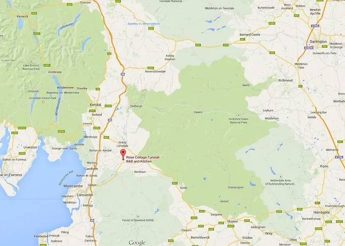 Rose Couette-café Tunstall (Lancashire)